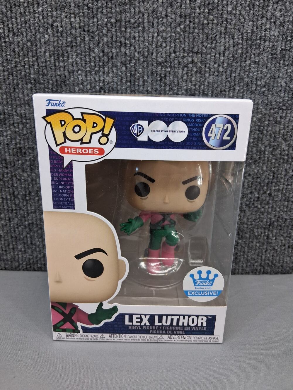 Funko Pop! Heroes WB 100 Lex Luthor Funko Shop Exclusive #472
